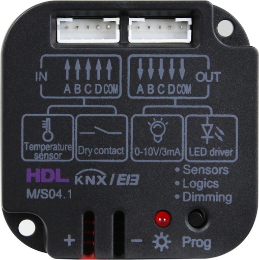 [HDL-M-S04.1] Le HDL-M-S04.1 interface 4 boutons pour KNX